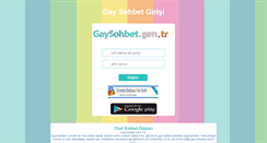 Desktop Screenshot of gaysohbet.gen.tr