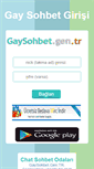 Mobile Screenshot of gaysohbet.gen.tr